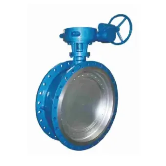 三偏心多层次法兰蝶阀